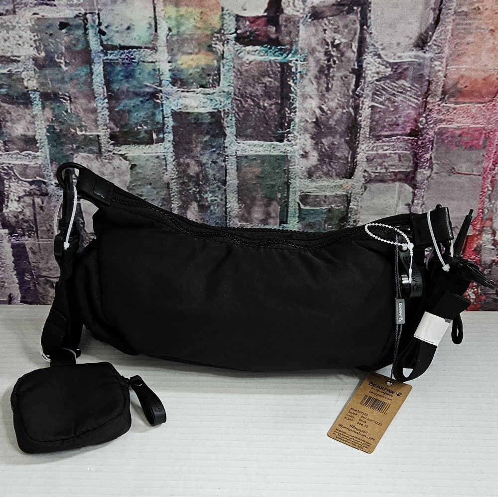 BearPaw Black Crossbody Bag W/ Coin Purse NWT - Picture 5 of 13